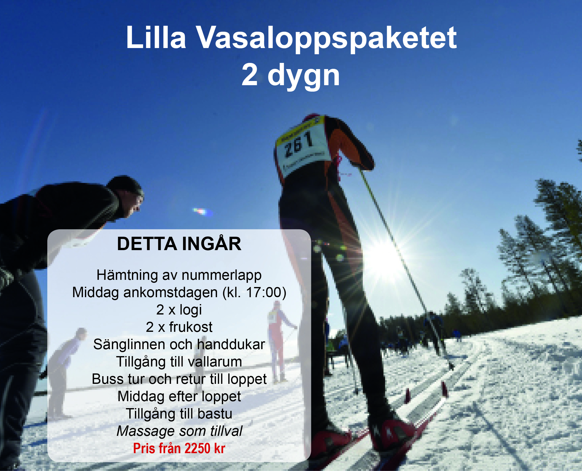 Lilla Vasaloppspaketet 2 foto pressbild Vasaloppet