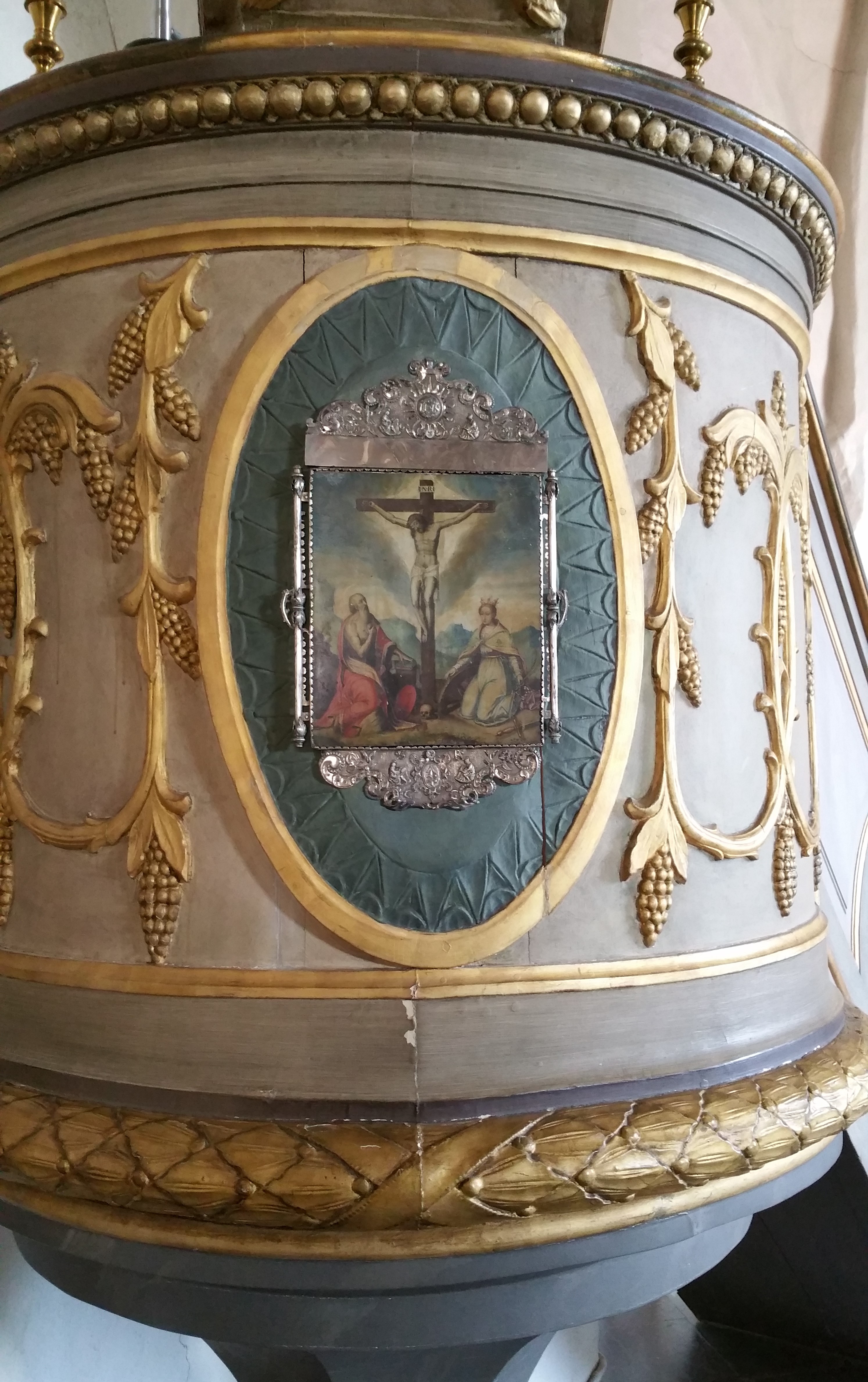 Detalj i kyrka Foto Ann-Cathrin Rothlind