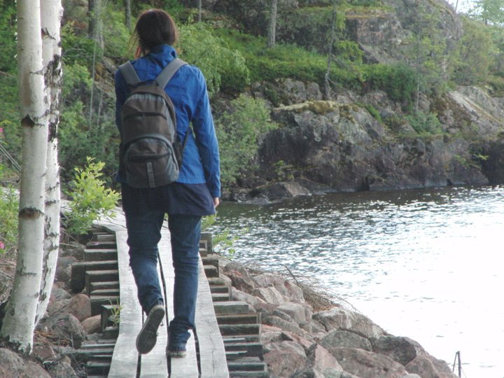 Vandring vid Siljan