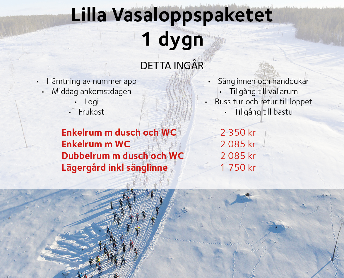 Lilla vasaloppspaketet 1 dygn