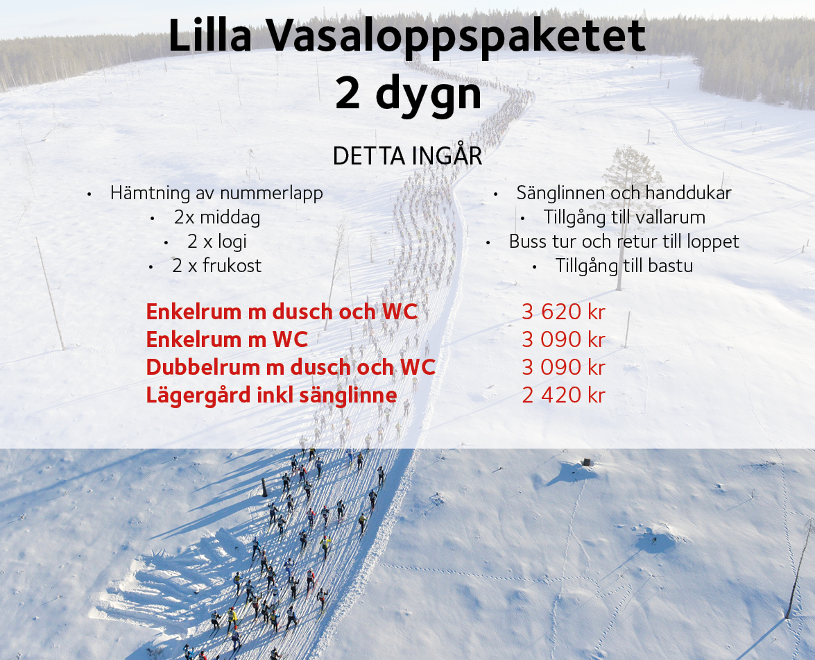 Lilla vasaloppspaketet 2 dygn
