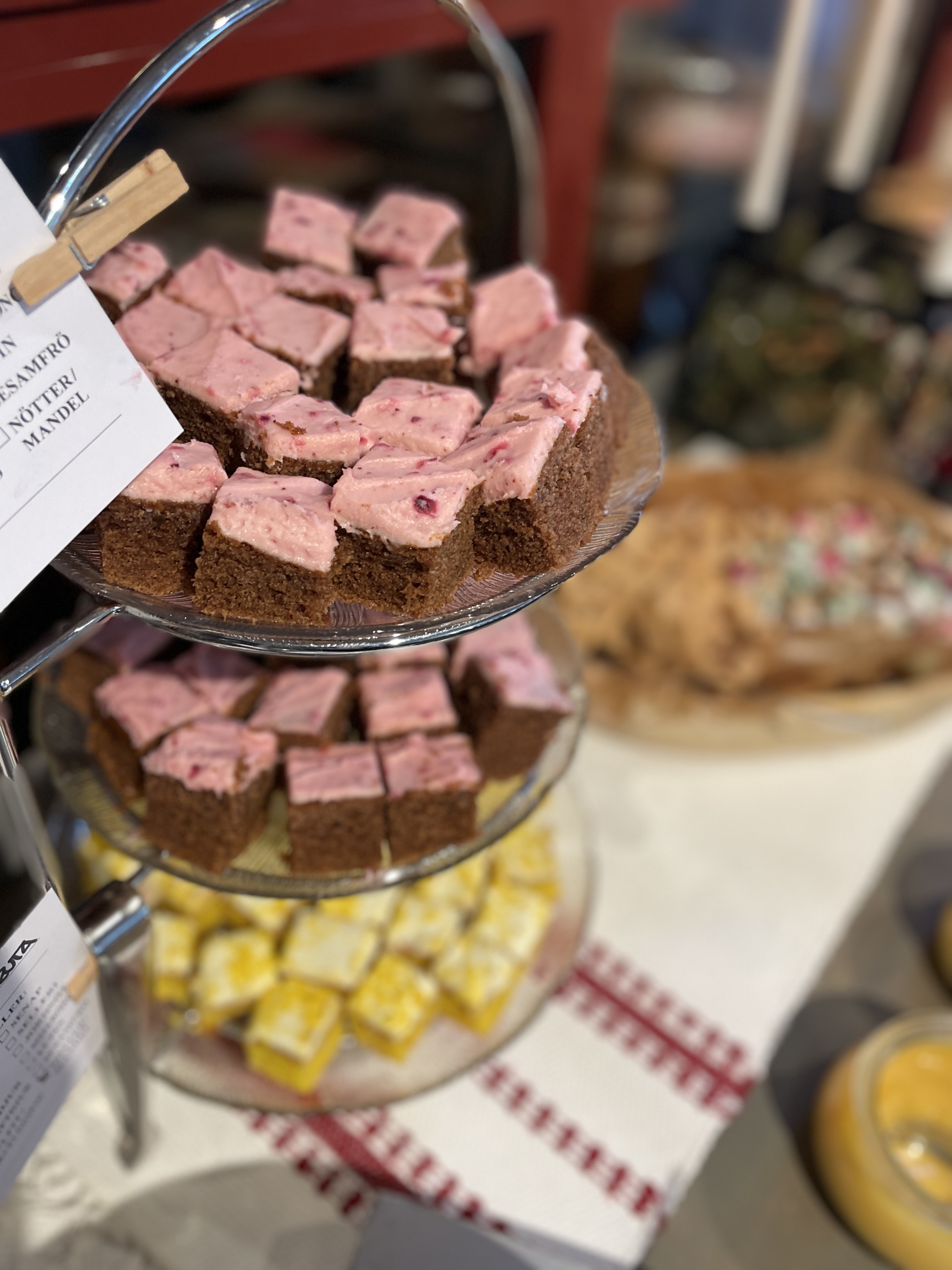 Julmat, dessert, buffè, kaka