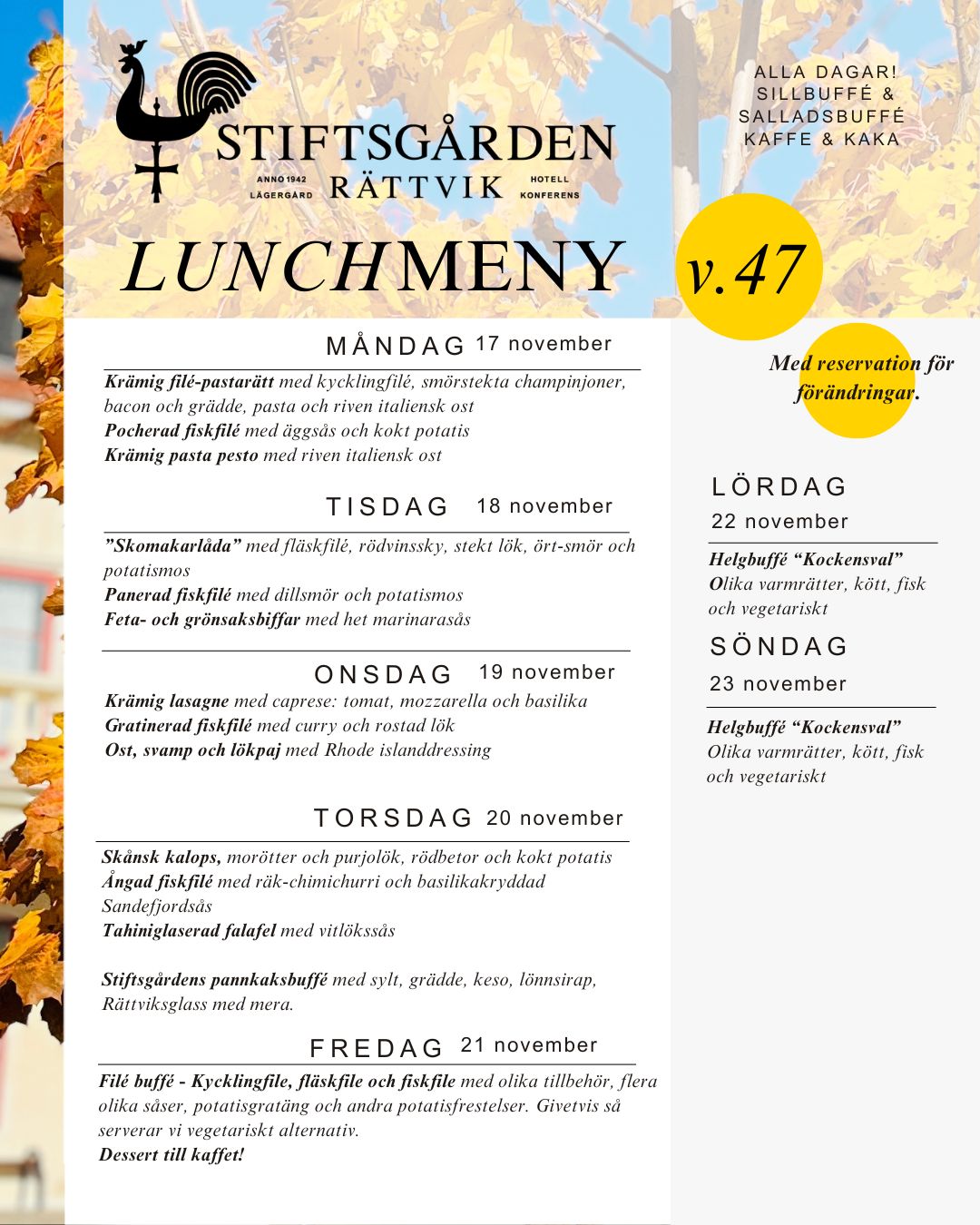 Meny v47 7 dagar STG