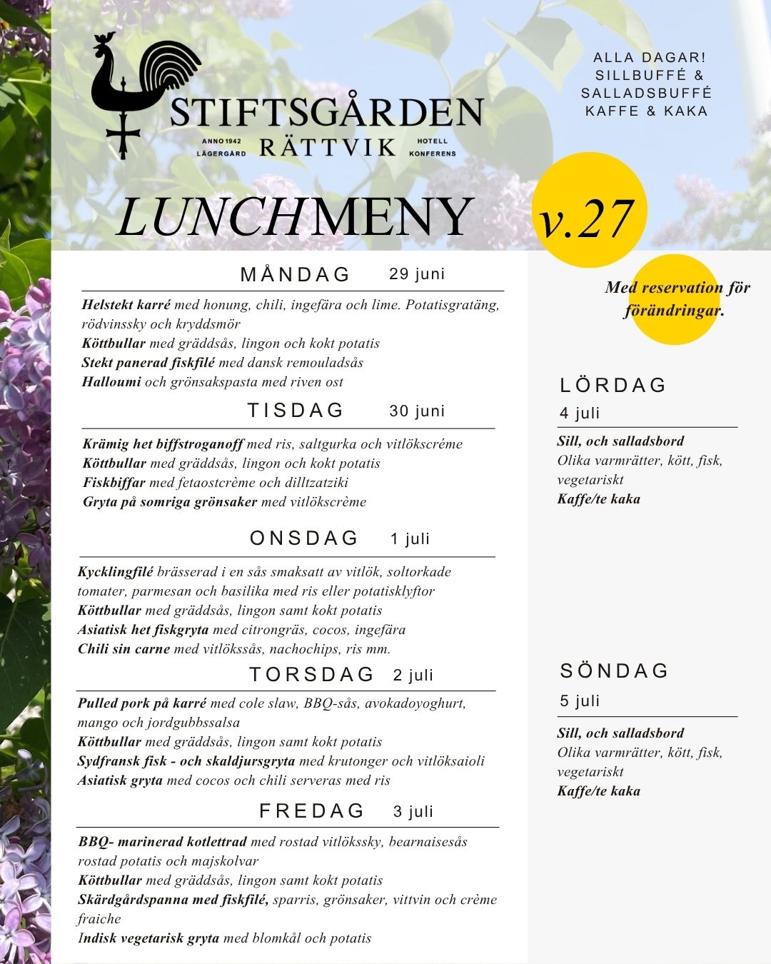 Lunchmeny v27
