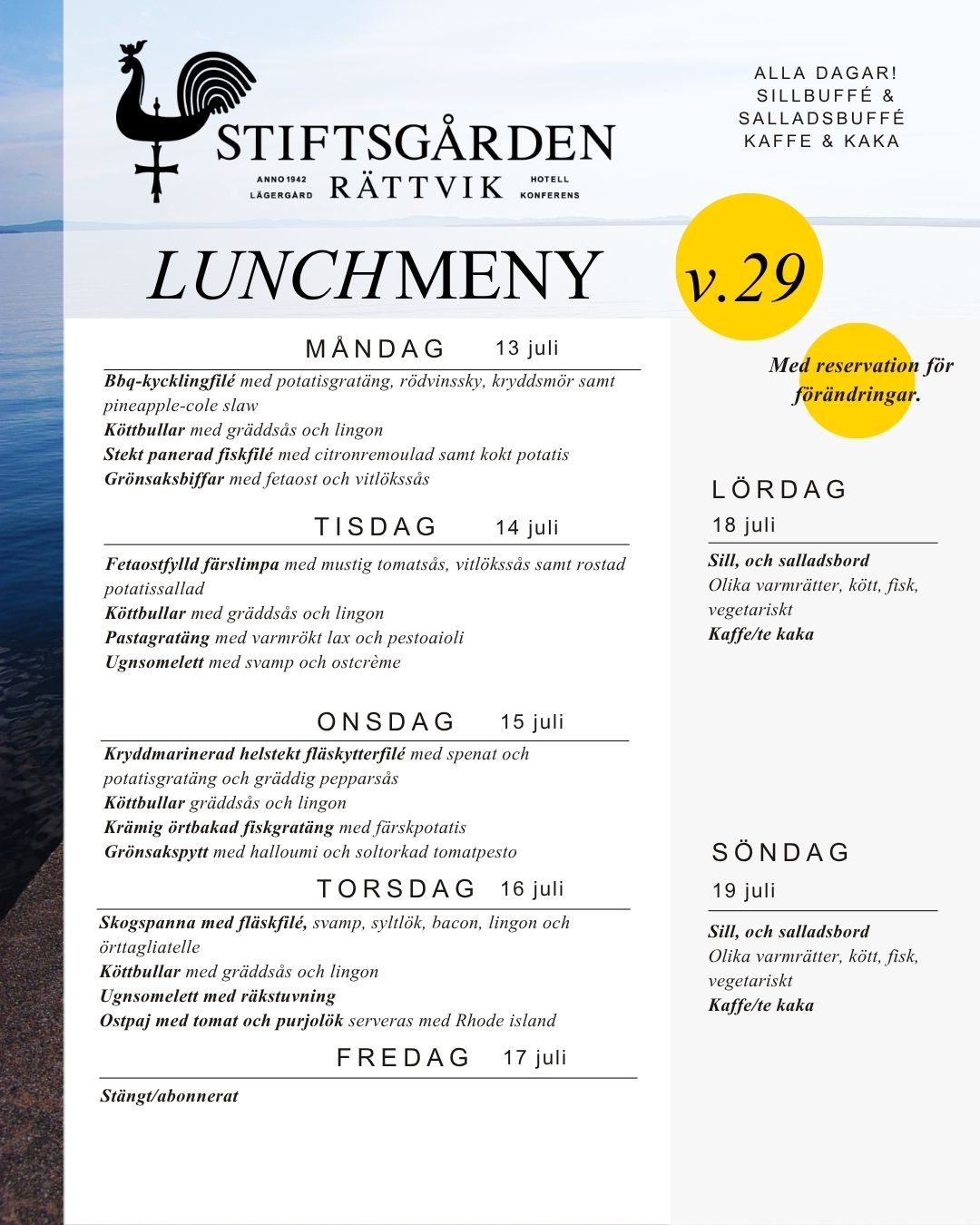 Lunchmeny v29